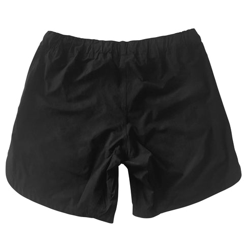 Apex Quick-Dry Flex Shorts for BJJ with two-way stretch fabric and LOCKDOWN waistband in black. Ideal for no-gi practitioners.