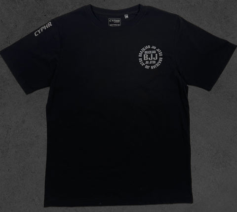 Short Sleeve BJJ T-Shirt Black