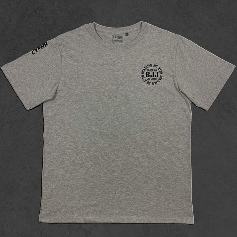 Short Sleeve BJJ T-Shirt Grey