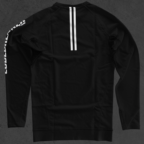 Long Sleeve Rash Guard - CYPHR Signature - Black