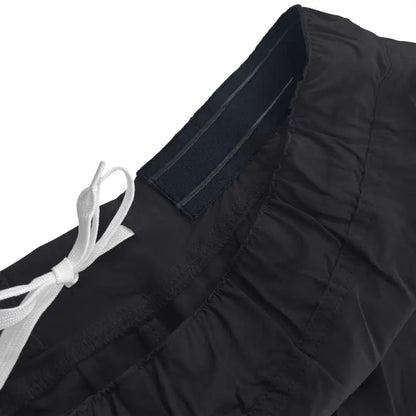 Black CYPHR Apex Quick-Dry Flex Athletic Shorts with white cord for ultimate comfort