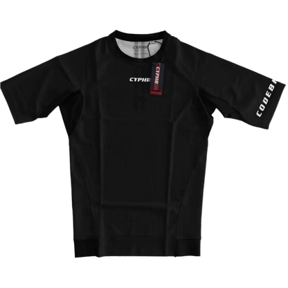 Black CYPHR Signature Rash Guard - CYPHR Combat