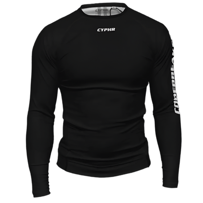 CYPHR Combat Long Sleeve Signature Rash Guard - CYPHR Combat