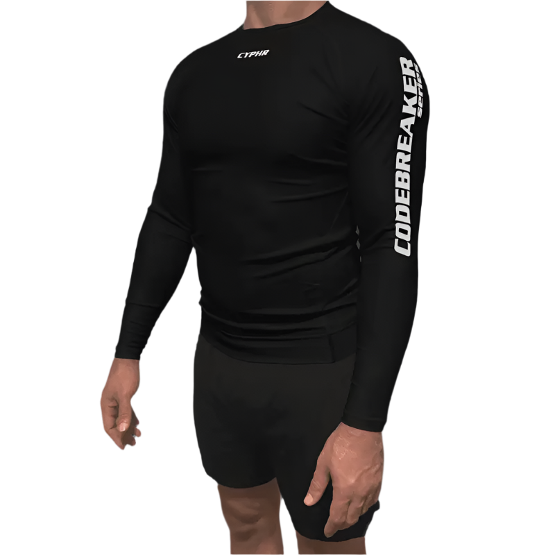 CYPHR Combat Long Sleeve Signature Rash Guard - CYPHR Combat