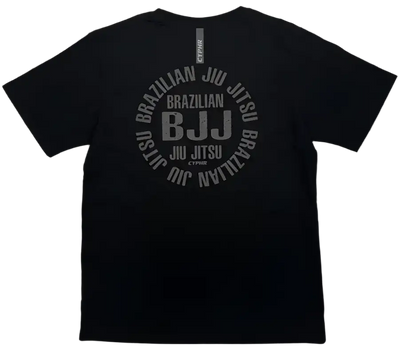 Black CYPHR Combat Short Sleeve BJJ T-Shirt with Logo - CYPHR Combat