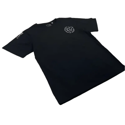 Black CYPHR Combat Short Sleeve BJJ T-Shirt with Logo - CYPHR Combat